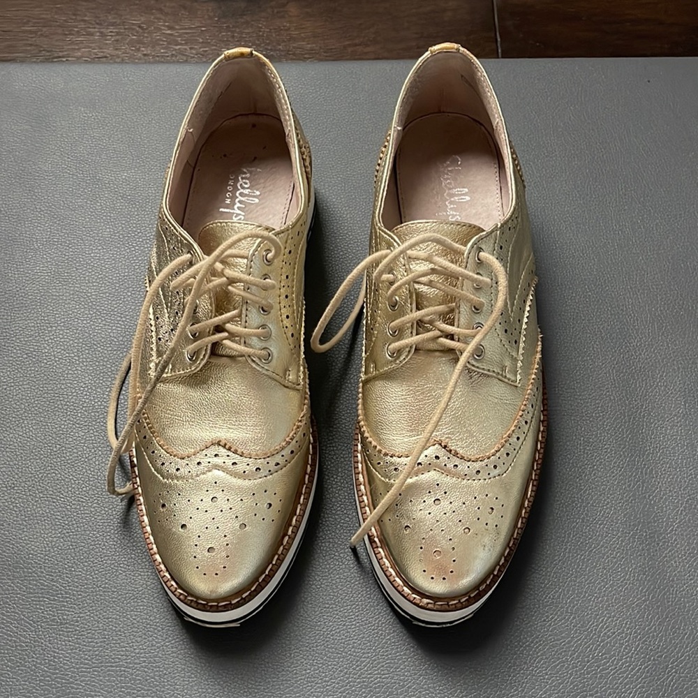Shelly’s London Metallic Oxfords